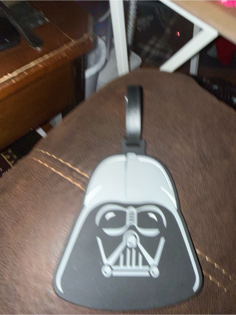 Star Wars Black & White Helmet Luggage ID Tag - Picture 3 of 16